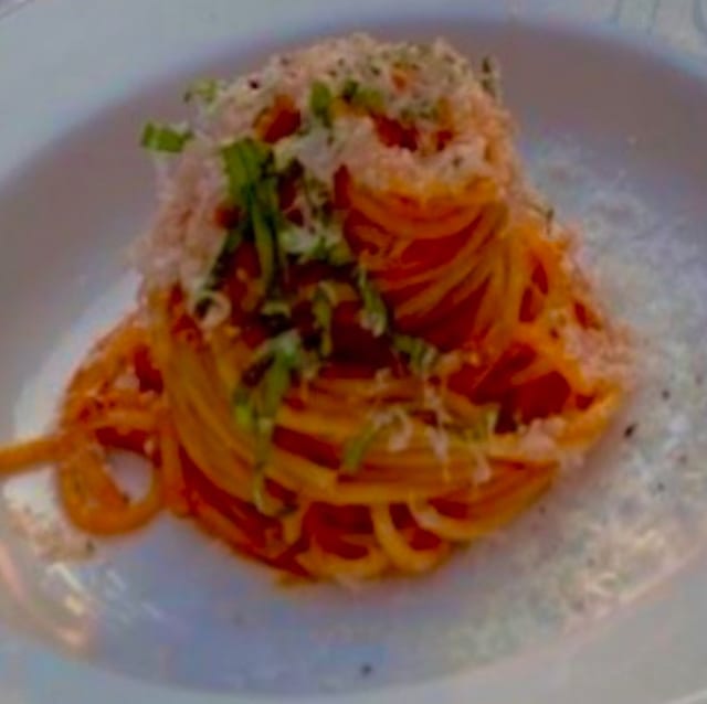 Spaghetti Marinara.